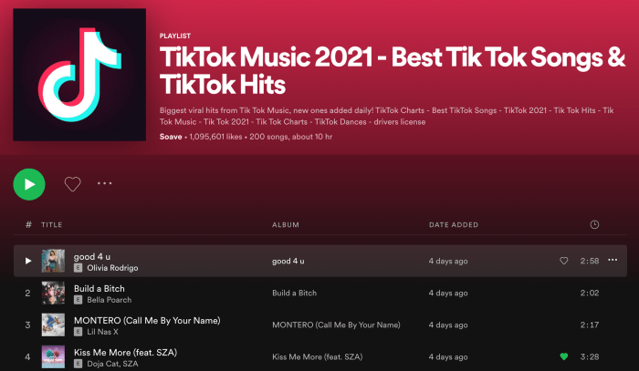 Spotify Playlist Trends